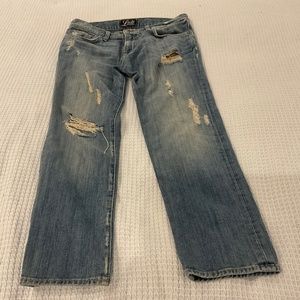 Lucky brand jeans. Boyfriend Crop.